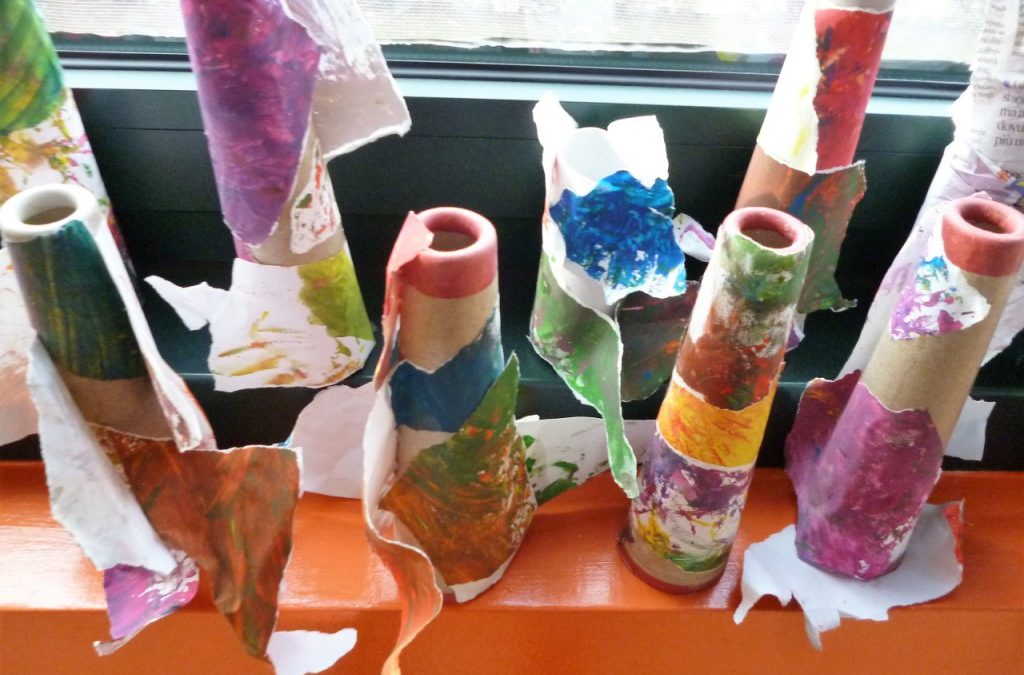 Dalla pittura alla scultura – una interessante attività per i bambini